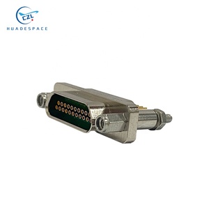 Connecteur industriel HAUDESPACE série J30J, micro-rectangulaire, 21 broches, mâle-femelle, droit/à angle droit, à souder, <span class=keywords><strong>nickel</strong></span>é - Product Image 3