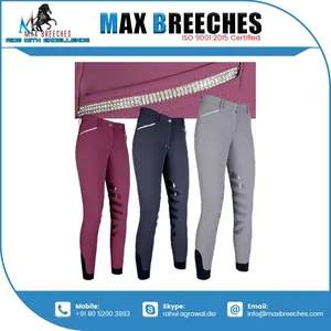 Custom Logo Printed Nylon Breeches Silicone <b>Knee</b> <b>Patch</b> Professional Protection Sports Gear for Horse Riding Running Shin Guard - Product Image 3