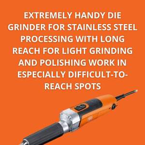 Innovadora Amoladora Eléctrica de Cuello Largo de 350W con Velocidad Variable, Protección Contra el Polvo, Procesamiento de Acero Inoxidable - GSZ 4-90 EL - Product Image 4