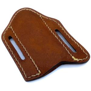 Alta calidad OEM 100% fábrica hecha a mano 2023 fábrica grano rico estilo panqueque Funda de cuero para cuchillos de hoja fija - Product Image 3