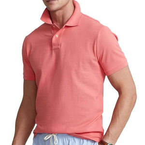 Polos pour hommes de qualité supérieure Tissu gaufré d'été décontracté Respirant Élégant et confortable - Product Image 1