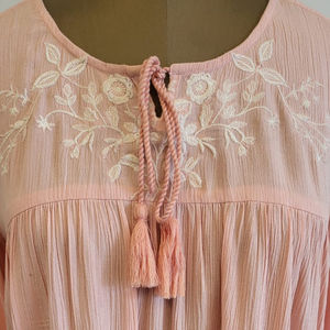 Ropa INS con bordado Floral a la moda para mujeres y niñas, tela antiarrugas de algodón de alta calidad, mangas completas, tanque, botón informal, Verano - Product Image 2