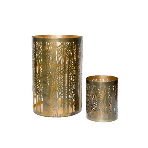 Portavelas de linterna de hierro de alta calidad con elegante diseño de almacenamiento de cera Ideal para decoración del hogar bodas y eventos de fiesta - Product Image 1