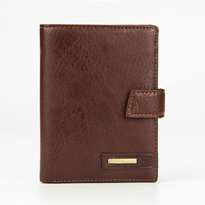 Cartera de hombre vintage de alta calidad OEM, carteras cortas de piel auténtica, carteras multifuncionales de piel auténtica para hombre - Product Image 2