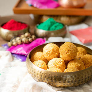 Bol Urli en or rustique en laiton exquis pour la méditation et la relaxation de Noël contemporain et traditionnel - Product Image 2