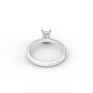 แหวนหมั้นเพชรเม็ดเดี่ยวทรงเรเดียนท์คัท เพชรเลี้ยงในห้องปฏิบัติการ รับรองโดย IGI เงินแท้ 925 ชุบโรเดียม สำหรับผู้หญิง - Product Image 3