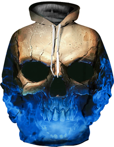 Sudadera con Capucha Vintage de Invierno, Estilo Urbano, Unisex, Talla Grande, Estampado por Sublimación, 100% Poliéster, con Bolsillos para Hombre - Product Image 4