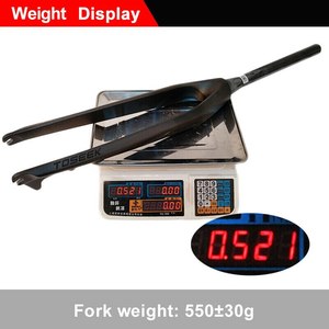 Bucklos Phanh Đĩa OEM/ODM Fourche Vtt <span class=keywords><strong>26</strong></span> 27.5 29 Inch Phụ Tùng Xe Đạp Leo Núi Carbon Mờ Hình Côn Phuộc Cứng - Product Image 5