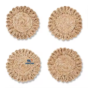 Meilleur prix pour la collection de vaisselle Dessous de verre en jonc de mer naturel tressé à la main de 100% Seagrass au Vietnam - Product Image 1