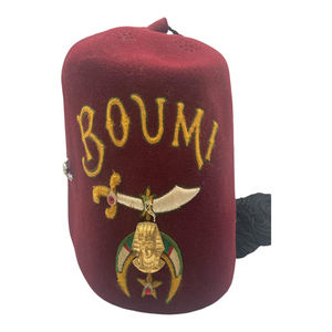 High Quality 100% Wool Elegant BOUMI Fez <b>Hats</b> for Daily Outdoor Casual Wear Timeless Design for All Occasions - Product Image 1