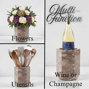 Soporte Portátil para Botellas de Vino de Mármol, Accesorios de Decoración de Lujo Duraderos de Craft Exim - Product Image 2