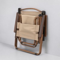 Chaise de jardin Kermit, structure en acier inoxydable, écologique, pour la plage, le pique-nique, la pêche
