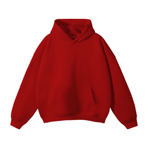 Sudadera con capucha de lana Unisex de gran tamaño de alta calidad 2025, estampado Digital, sólido, transpirable, cómodo, bolsillo central delantero para invierno - Product Image 1