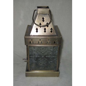 Recién llegado, farol marrón oscuro, candelabro de Metal de hierro, lámpara colgante de decoración navideña para el hogar - Product Image 3