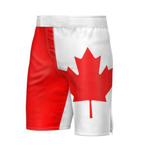 Shorts MMA en toile personnalisés avec logo avant, taille mi-haute, style vintage, respirants, haute qualité, service OEM, équipement d'entraînement de gym - Product Image 3