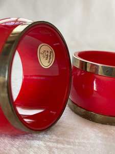 Ronds de serviette, ronds de serviette en rotin, ronds de serviette en osier, décor de table - Product Image 5