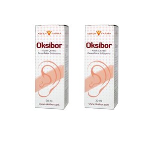Abfen Farma Oksibor orecchio gocce 30 ml 2 scatole