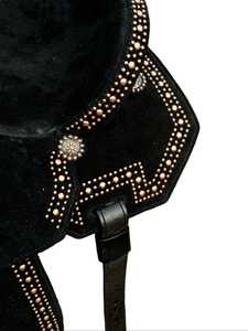 Nouveau cuivre clouté cheval selle Portable Western équitation cheval selle Western Dressage selles pour chevaux en cuir paquet personnalisé - Product Image 4