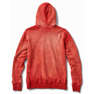 Sweat à capuche délavé à l'acide avec logo personnalisé pour hommes Haute qualité 100% coton éponge française vierge pour hommes Sweats à capuche élégants et confortables en détresse - Product Image 3