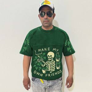 Camiseta de diseño profesional hecha en Pakistán para hombre, ropa de calle de Venta caliente, Camiseta cómoda ajustada a bajo precio, venta para niños - Product Image 1