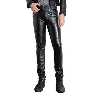 Pantalones ligeros de cuero para hombre al mejor precio, ropa informal, pantalones de cuero para hombre de primera calidad - Product Image 1