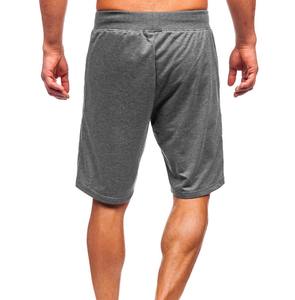 Shorts de survêtement en molleton épais 100 % coton pour homme, taille haute avec cordon de serrage, personnalisables, imprimés ou unis, pour le fitness, le jogging et les loisirs. - Product Image 4
