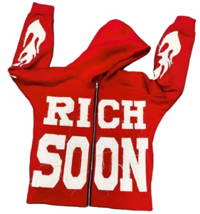 ชุดวอร์มย้อมสีแบบแอซิดวอชสำหรับผู้ชาย ชุดแทรคสูทปักลาย กางเกงวอร์ม และเสื้อฮู้ดดี้แบบยูนิเซ็กซ์ ชุดฮู้ดดี้พิมพ์โลโก้แบบพัฟสั่งทำพิเศษ - Product Image 1