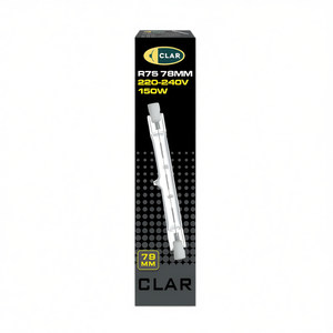 Bombilla Halógena LINEAL de 150W, Estándar, 220-240V, Tamaño 78mm - Product Image 2