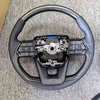 Volant de voiture en bois CE CUSTOM pour Toyota Hilux Fortuner Camry Land Cruiser GR86 GT86 Corolla Hiace Mark X Prado 120