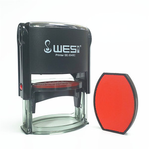 แสตมป์สำนักงานรูปวงรี30*45มม. แสตมป์หมึกในตัว - Product Image 2