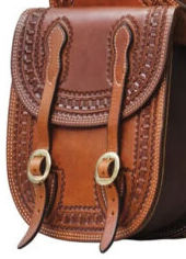 Heavy Duty Traditional Genuine Leather Horse Saddle <b>Bag</b> for Western Trail Ride and <b>Other</b> <b>Sports</b> Genuine Leather Horse Saddles - Product Image 2