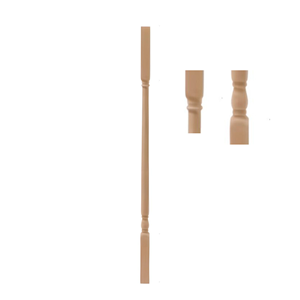 Balaustrada personalizada superventas Álamo 5141 42 "piezas de escalera balaustradas OEM ODM diseños de pasamanos para cualquier escalera - Product Image 1