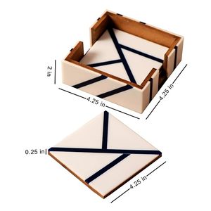 แผ่นรองเทียนลายกุหลาบควอตซ์แบบ3D แผ่นรองแก้วหินอาเกตตกแต่งบ้านอย่างสวยงามโดยงานฝีมือ HF - Product Image 6