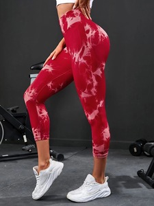 New Style <b>Women</b> Yoga <b>Leggings</b> High Waist Seamless Casual Cotton Bamboo Solid Color for Workout Running - Product Image 6