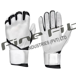 Gants de frappe de baseball en cuir d'agneau haute performance pour enfants Gants en tissu de maille d'entraînement sportif pour jeunes confortables personnalisés - Product Image 6