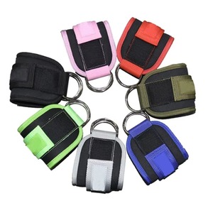 ATENTO Lot de 2 paires de sangles de cheville pour machine à câble, poignets de cheville rembourrés confortables pour rebonds, entraînement des fessiers et exercices du bas du corps, sangles de