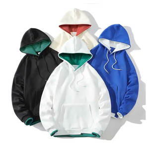 Sudadera con Capucha de Algodón Grueso de Alta Calidad, Logotipo Personalizado de Lujo, Cálida, Gruesa, de Doble Capa, Estilo Urbano, para Hombre - Product Image 1