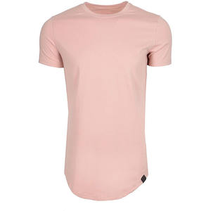 Vente en gros T-shirts ajustés pour hommes T-shirt long à coupe tombante pour entraînement, gymnastique, sport, course à pied T-shirt anti-transpiration pour hommes - Product Image 5