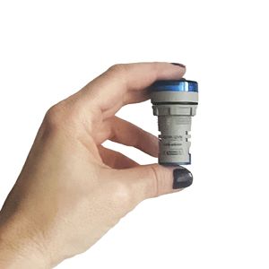 AEK-Tech BJ-22VMS Mini voltmètre numérique AC 22 mm 60-500 V LED bleu - Product Image 4