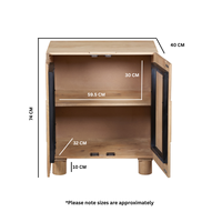 Ajmer Design moderne petit buffet en bois massif pour le salon, la salle à manger, la chambre à coucher et l'hôtel