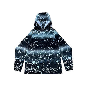 Men's Fishing <b>Hoodie</b> Breathable Windproof Waterproof Quick Dry Lightweight UPF 50 Spandex/Polyester Beach Wear - Product Image 4