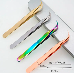 Soporte de pinzas de volumen, soporte de pinzas de pestañas doradas, caja de pinzas de extensión de pestañas de ANAAIF - Product Image 3