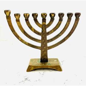 แท่งเทียนตกแต่งสำหรับฮาลุกกาห์และชานูคาห์โบราณ9แขนสำหรับตกแต่งงานปาร์ตี้ฮาโลวีนสำหรับเชิงเทียน - Product Image 2