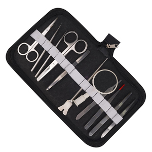 Kit chirurgical pour étudiants MEDIHEAL SURGICAL CORPORATION, 11 pièces, en acier inoxydable : porte-aiguille, forceps, pince, détartreur, ciseaux - Product Image 5