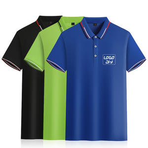 Camisetas de golf en blanco Camisetas lisas Logotipo personalizado Camiseta Polo Impresión Camiseta de talla grande para hombres - Product Image 3