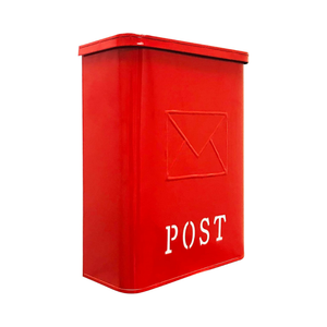 Buzón de acero galvanizado de gran capacidad al por mayor, decoración para el hogar montada en la pared, cerradura Tediton OEM, artículo de metal con patrón de naturaleza muerta - Product Image 2