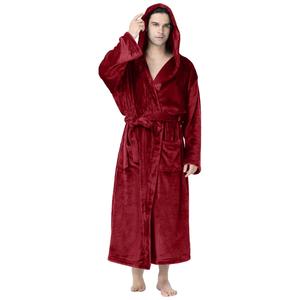 2025 haut tendance hiver saison hommes velours Peignoir Polyester polaire traditionnel musulman vêtements accessoire - Product Image 3