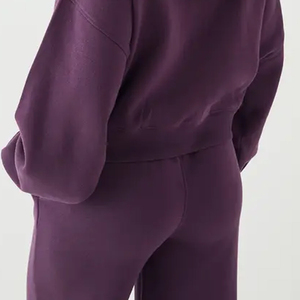 Ladies Minimal Design Hooded Fleece Material For Travel And Home / Cozy And Comfortable Design For Winter With Customizable Logo - Product Image 6