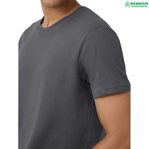 Camiseta de Verano de Alta Calidad, Unisex, Cuello Redondo Amplio, Manga Corta, Ecológica, Transpirable, de Poliéster/Algodón, Informal, con Estampado - Product Image 5