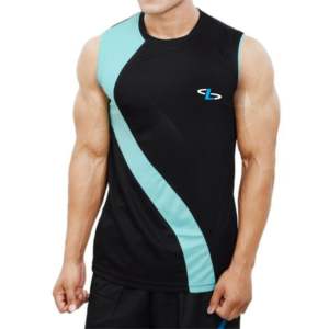 100% coton tricoté mince débardeur uni en maillot de corps pour hommes en gros logo personnalisé - Product Image 5
